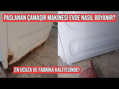 Paslanan Çamaşır Makinesi Boyama En Ucuza Fabrika Kalitesinde Nasıl Yapılır