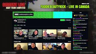 LIVE IN CANADA - FOODIEBEAUTYKICK 3/26
LIVE IN CANADA - FOODIEBEAUTYKICK 3/26 LIVE IN CANADA - FOODIEBEAUTYKICK 3/26