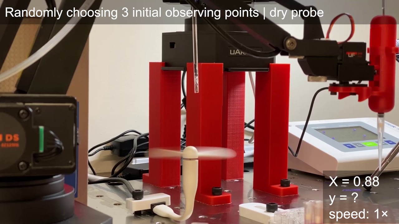 Active learning of liquid formulation