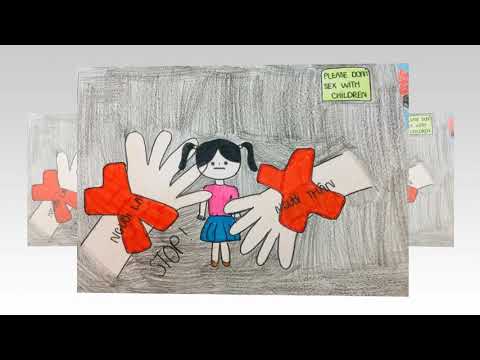 Video Tranh học sinh vẽ về chủ đề: Phòng chống xâm hại trẻ em - youtube