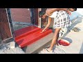 Amazing stairs house-how to plastering stairs in design colours installation-using sand and cement