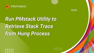 How to Run PMstack Utility to Retrieve Stack Trace from Hung Process and a Core File on UNIX