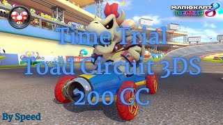 (bTC) MK8D Time Trial Toad Circuit 3DS 200cc (0:59.152) By Speed [Subscriber]