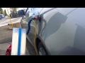Paintless dent repair on 08 Jaguar XF before