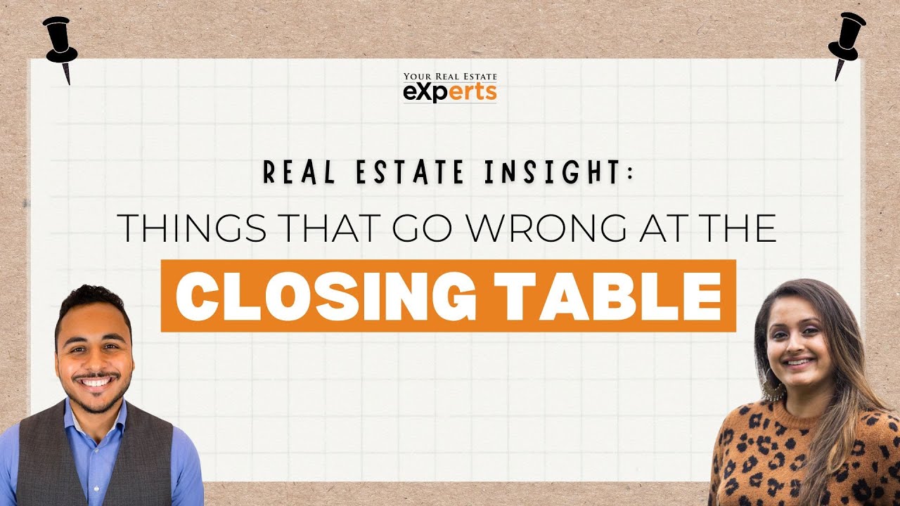 Real Estate Insight: Things That Go Wrong At The Closing Table - YouTube