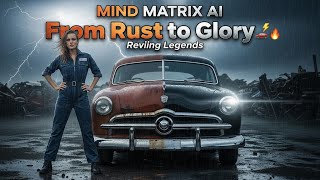 Abandoned 1949 Ford Custom RESTORATION in Thunderstorm ⚡ | Full Transformation | Mind Matrix AI