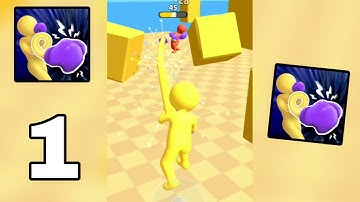 Curvy Punch 3D Gameplay Walkthrough || Level 1-40 || Part 1 || {Android}