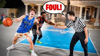 I Hired A Referee For A 1v1 Basketball Rematch Against Jesser!