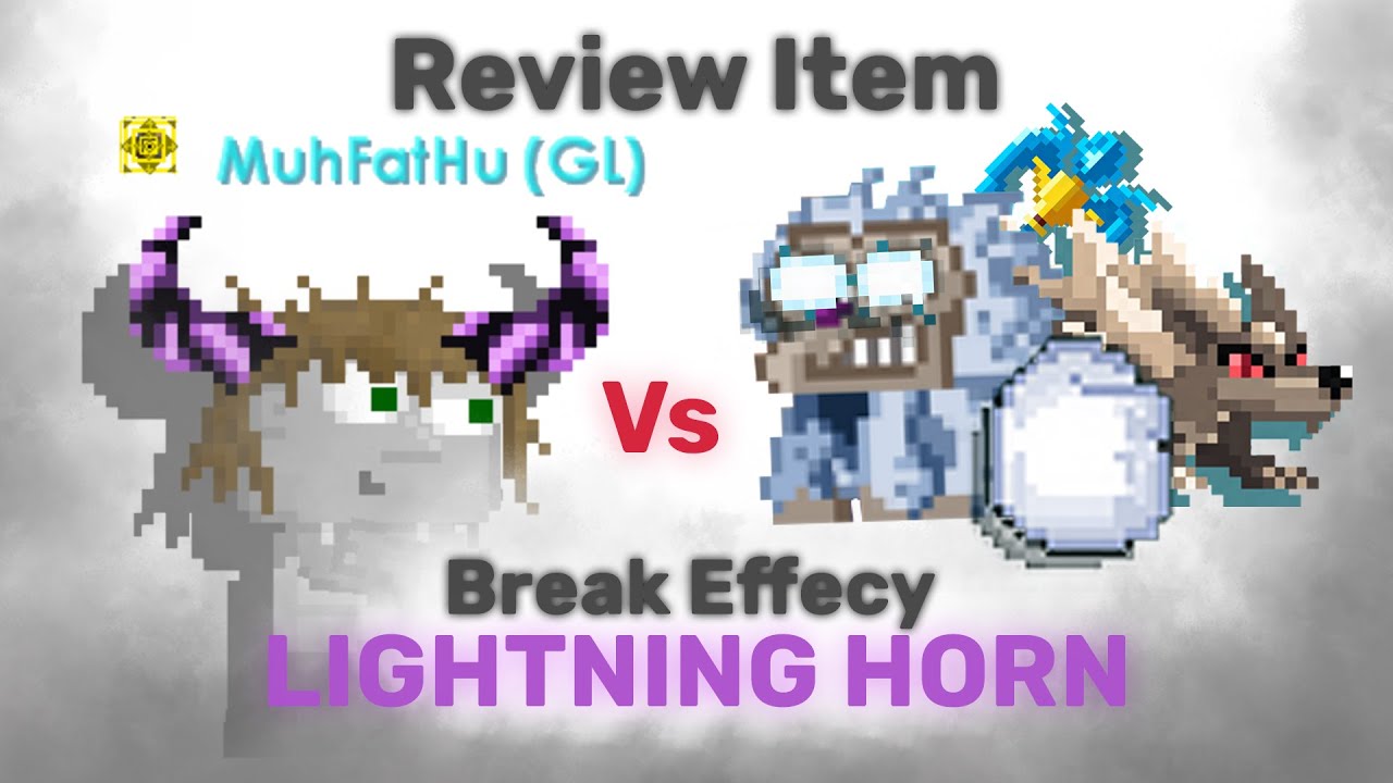 Lightning Horn Growtopia Review + break effect test
