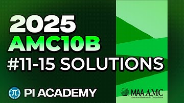 [NEW] 2025 AMC10B Problems 11 thru 15 (Rapid Fire ⚡️🔥)