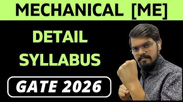 Engineering Mathematics| Detail Syllabus | MECHANICAL ENGINEERING | ME | GATE 2026