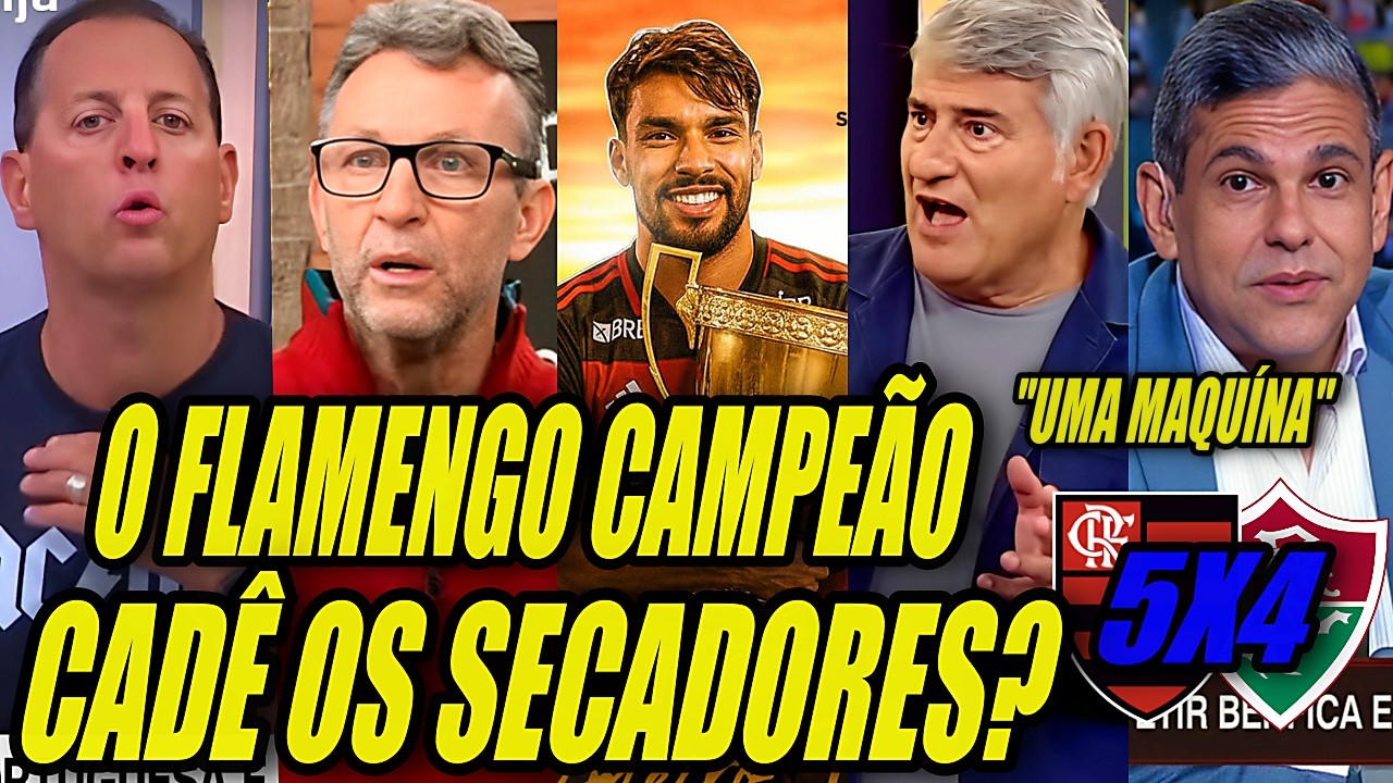 IMPRENSA ESPORTIVA POR TODO O BRASIL RASGA ELOGIOS AO FLAMENGO! MENGÃO CAMPEÃO VOLTOU!