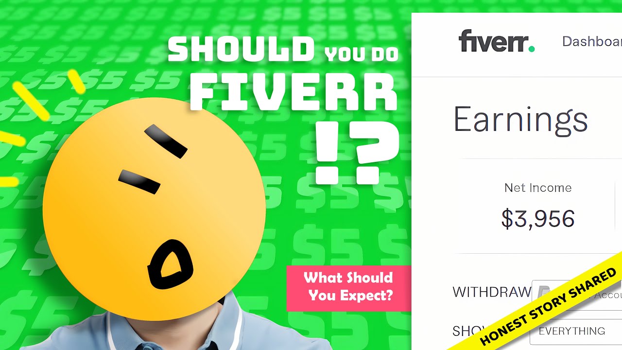 SHOULD YOU DO FIVERR !? Here Is My Double Fiverr Experience.