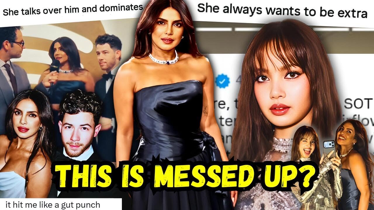 Why Is the west obsessed with Tearing Down Priyanka Chopra’s Marriage? MOGGED BLACKPINK Lisa?