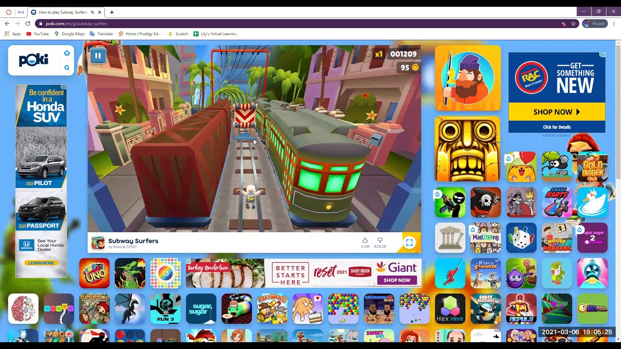 Poki Subway Surfer YouTube