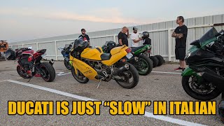 HOW FAST can I go? 1997 Ducati 900SS at the DRAG STRIP!