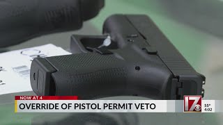 NC House overrides Gov. Cooper’s veto on pistol permits; first veto override since 2018