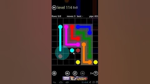 Flow Free - 8 x 8 Mania Level 114