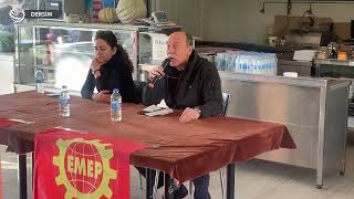 Dersimde Konuşan Emep Gyk Üyesi Levent Tüzel Bunları Bir Dakika Bile Iktidarda Tutmamalıyız