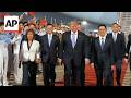 Trump arrives in Beijing to meet Xi as war and inflation weigh on his presidency