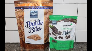 Edward Marc Chocolatier: Pecan Brittle Bites & Girl Scouts Thin Mints Bites Review