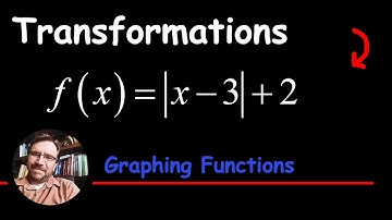How to Graph Using Translations - Absolute Value Function - Graphing with Transformations