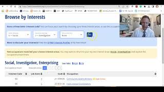 RIASEC Holland Code on Onet