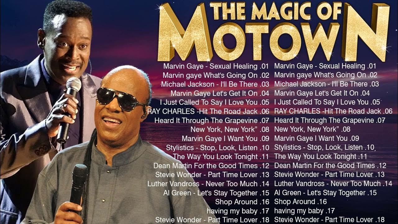 Motown Hits Of The 70s And 80s Best Motown Songs 70s 80s -- The Four Tops, Marvin Gaye, Jackson 5, Al