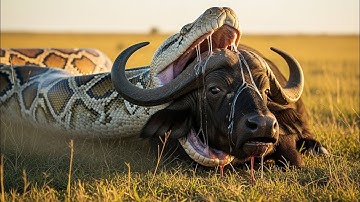 “Giant Python Attacks Buffalo | Real Jungle Rescue Story | Zinda Force”