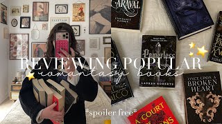 ARE THESE ROMANTASY BOOKS ACTUALLY WORTH THE HYPE? 🤔 | My *HONEST* thoughts on 6 booktok books Net Worth