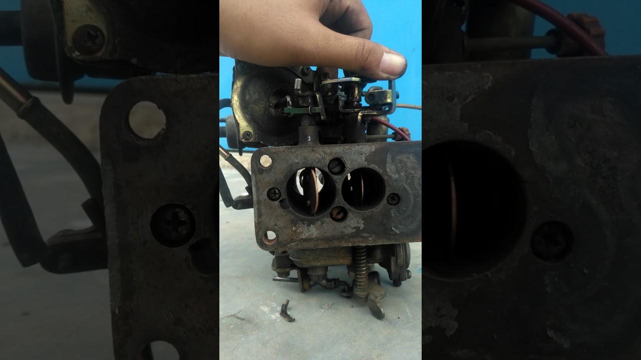 corolla ae92 Aisin Carburetor Secondary throttle open without vacuum
