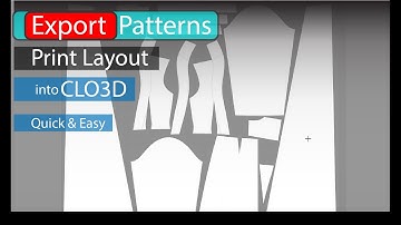 How to Export Real | Full Size Patterns | Print Layout in CLO