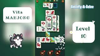 Vita Mahjong – Level 10 | Relaxing Mahjong Solitaire 🀄 screenshot 5