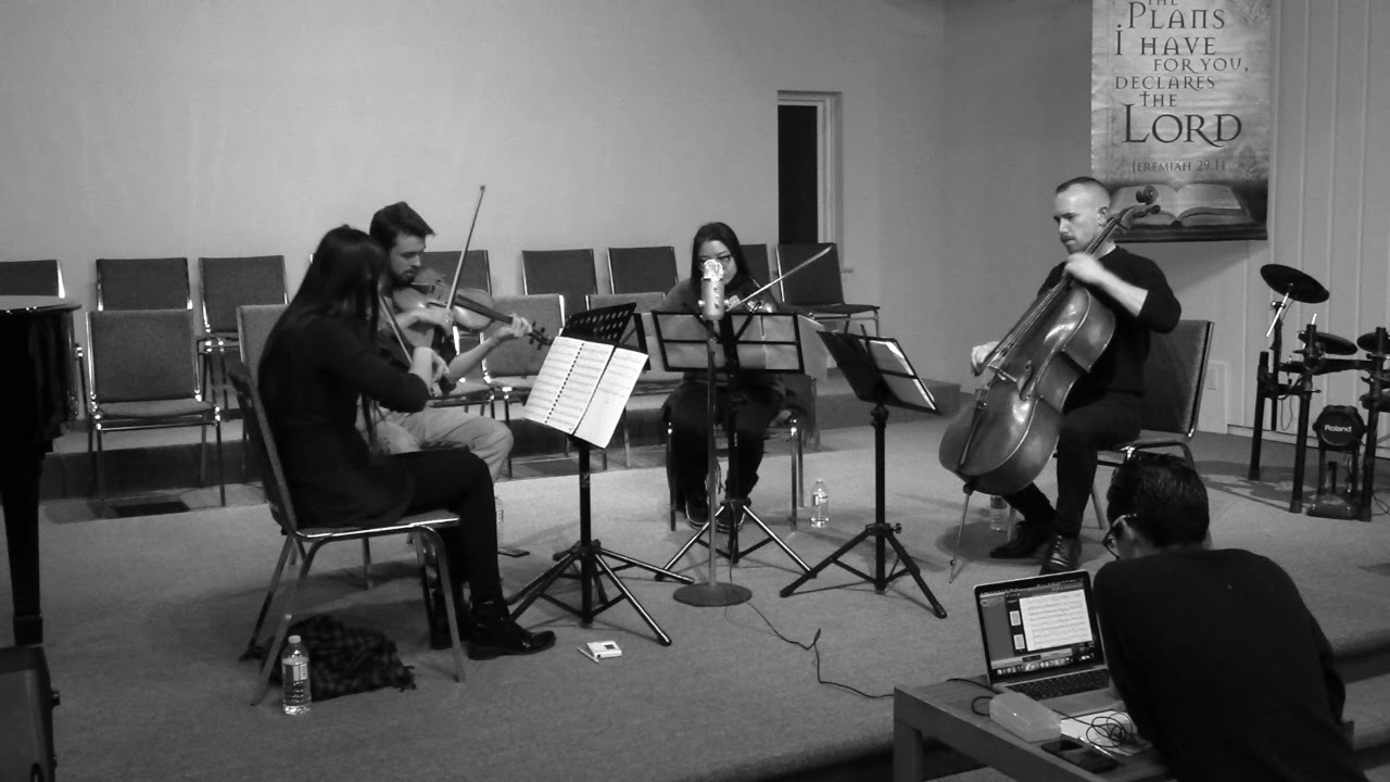 Andrew James Clark - String Quartet No. 1, Mvt 1 Rehearsal Video