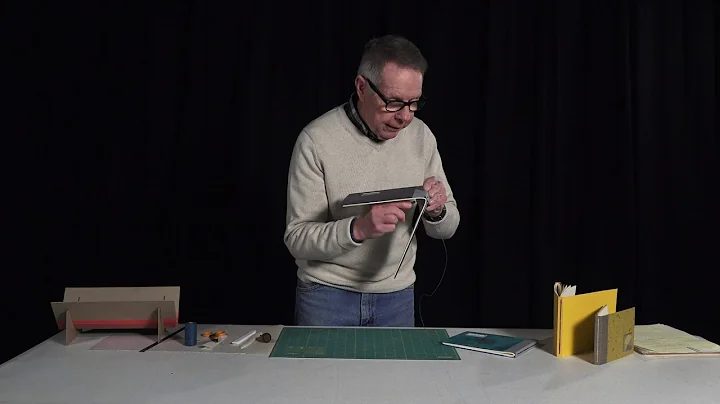 Artist Joe Reilly Demonstrates the Chain Stitch Bookbinding Technique