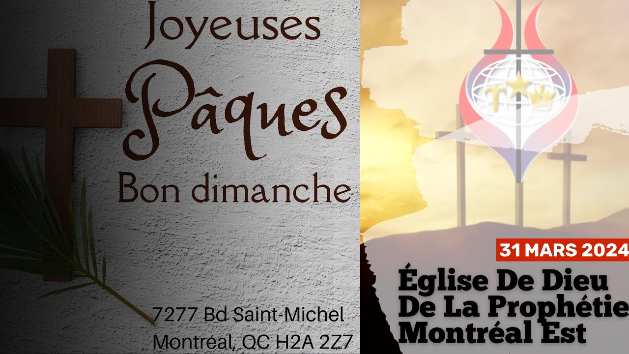 || Dimanche pâques || 31 mars 2024 || EDPME || - YouTube