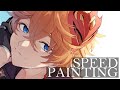 【イラストメイキング】 原神/Genshin Impact- タルタリヤ 【Speed Painting】