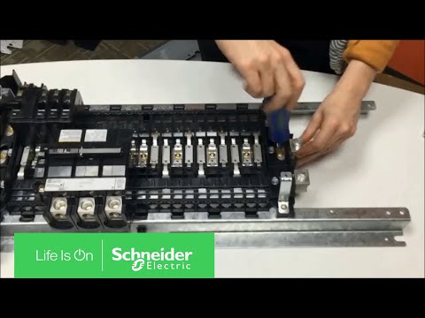 Installing the 225 Amp Feed-Through Lug Kit onto NQ Panelboards | Schneider Electric Support