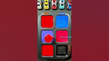 Create percentage of 2 colors Red +Blue = ? #colormix #colormixing #satisfying #odlysatisfying #asrm