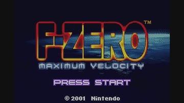 F-Zero: Maximum Velocity - Title Screen