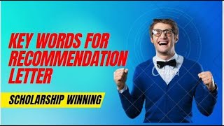 Keywords for reference letter | Recommendation letter | how to write references letter | letter