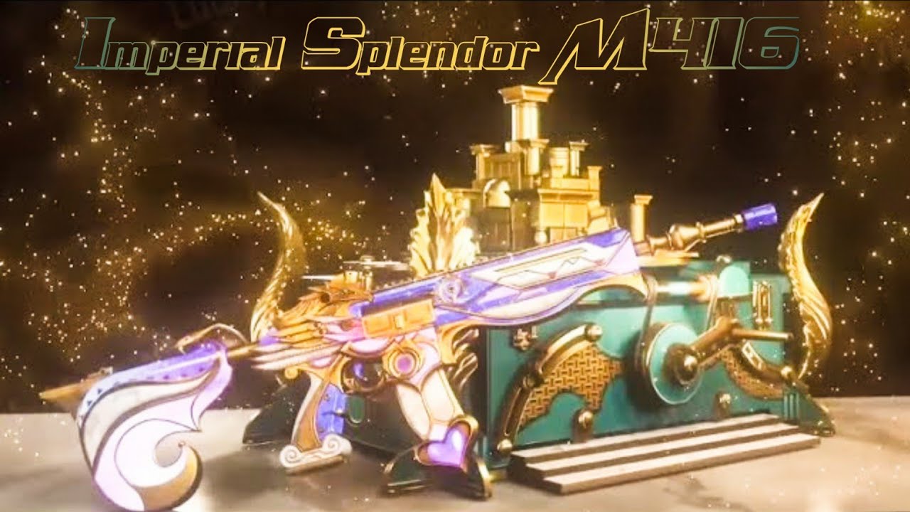 PUBG Mobile IMPERIAL SPLENDOR- M416 New upgradable skin