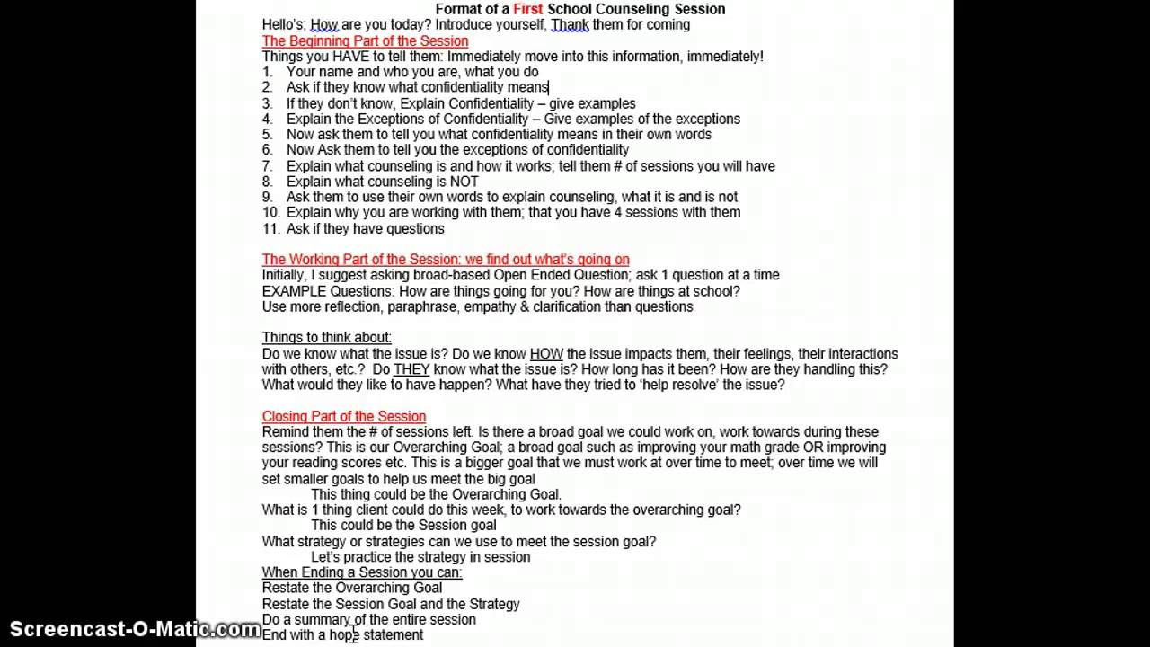 Format First Counseling Session YouTube format-first-counseling-session-youtube
