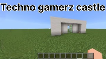 TECHNO GAMERZ castle gate tutorial in Minecraft 