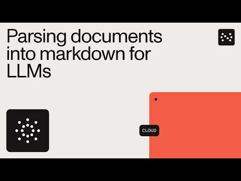 How to convert any document to markdown for LLMs (Parse API)