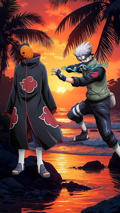 Obito vs Kakashi #naruto #obito #kakashi