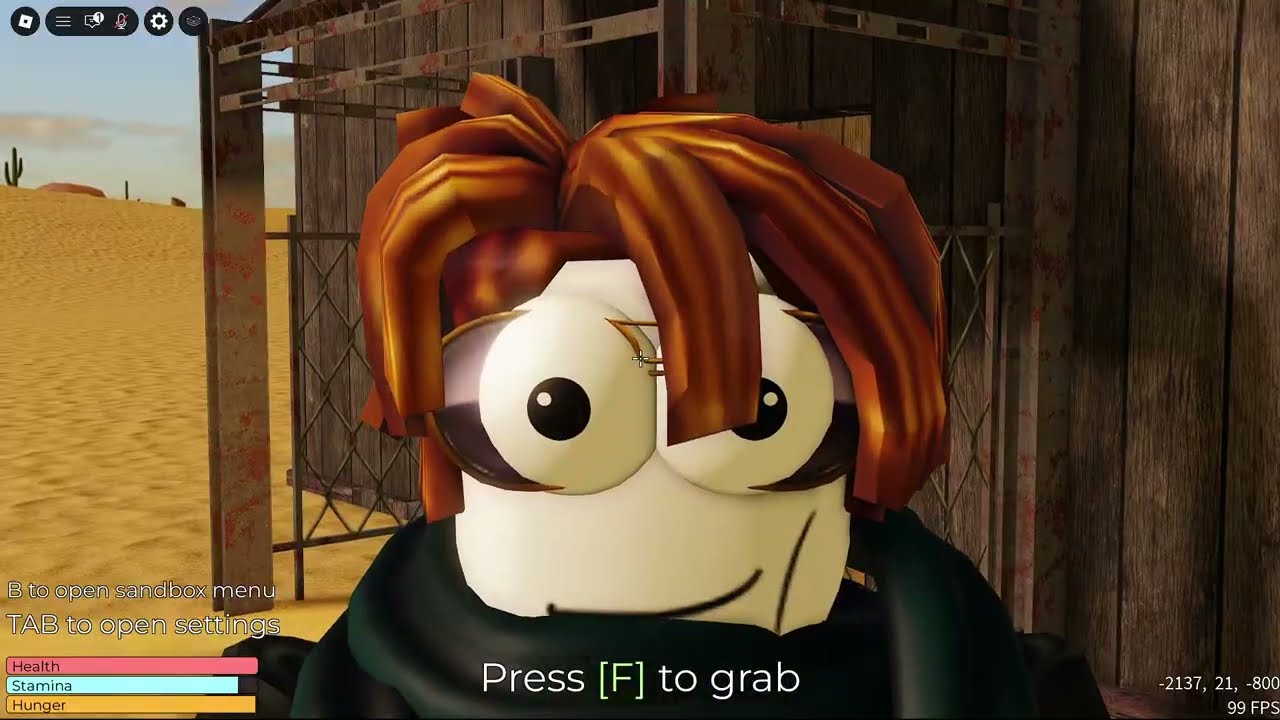 playing a desrt with my friend