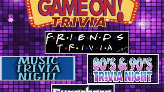Game On! Virtual Trivia Night Welcome Video www.gameshowtogo.com