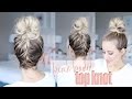 HOW TO French Braid into a Top Knot