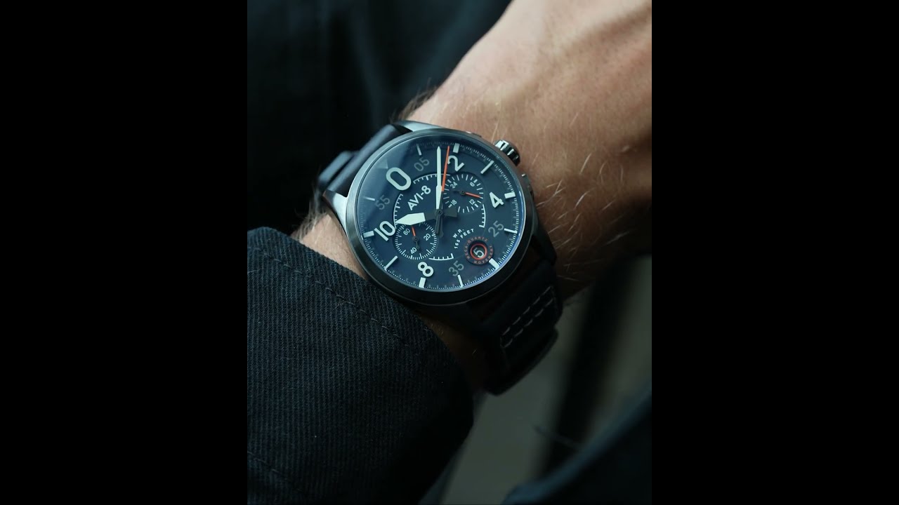 Channel Blue Spitfire Lock Chronograph Avi8 Aviation Militaryaviation Myavi8 Watch Shorts